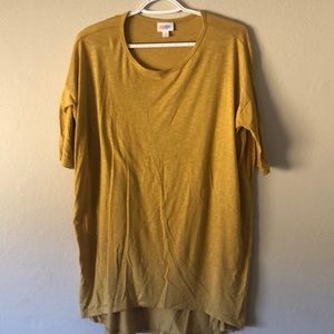 Lularoe Top, mustard